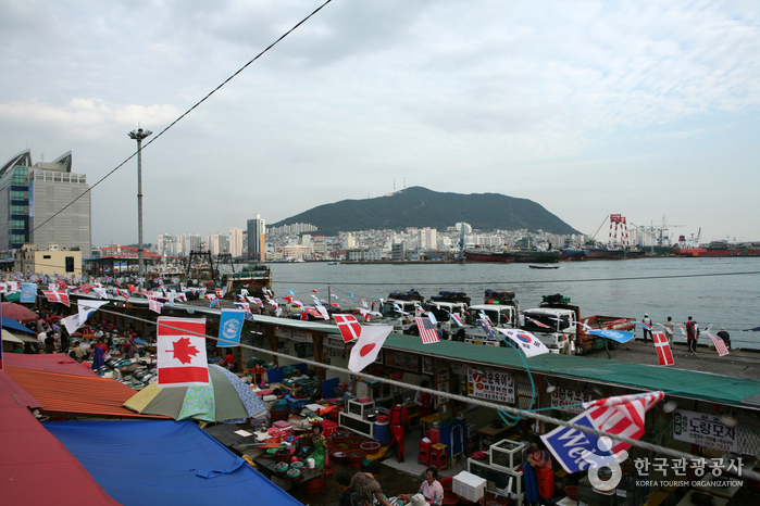 札嘎其市场(부산자갈치시장）