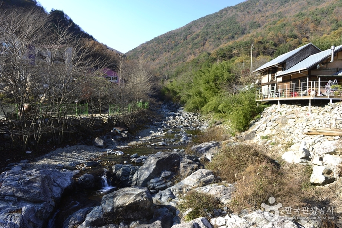 La vallée Baegundong à Sancheong (백운동계곡 - 산청)